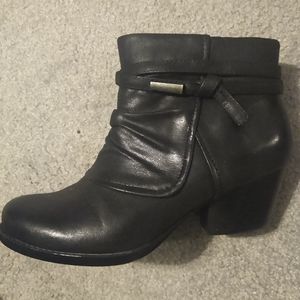 Black ankle boots